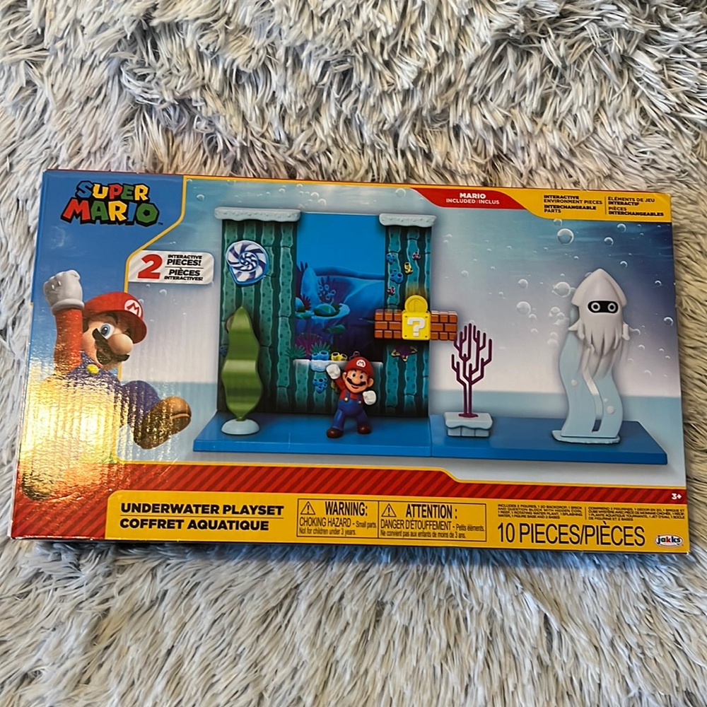 Super Mario Underwater Playset